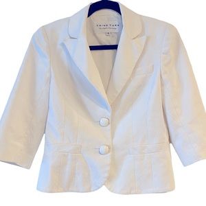 Trina Turk RARE white blazer sz6